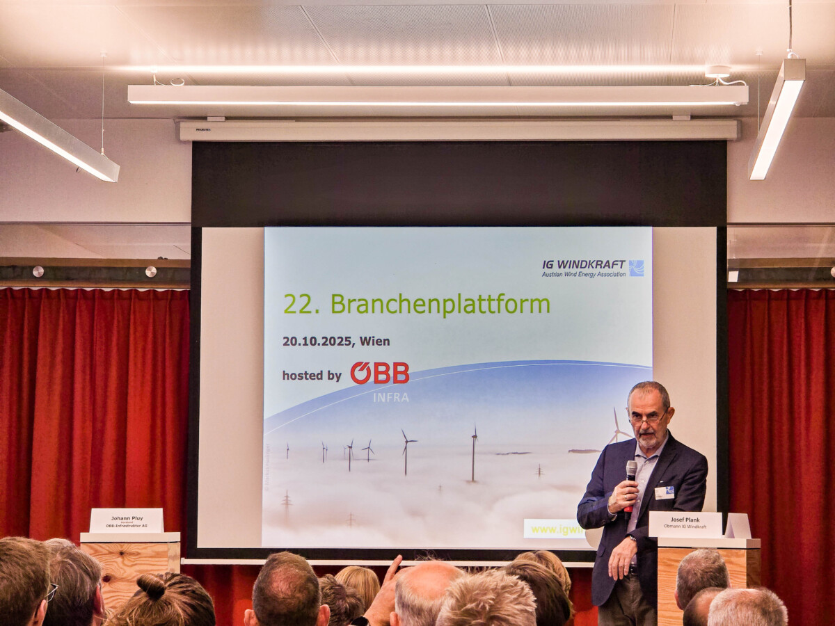 Bei der Branchenplattform Vortrag